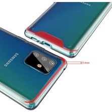 Coverzone Samsung Galaxy A81 Kılıf Armor Opacity Silikon Şeffaf