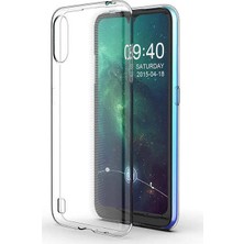 Coverzone Samsung Galaxy A10 Kılıf Slim Opacity Silikon Şeffaf