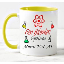 Nil Hediye Fen Bilimleri Öğretmeni Temalı Kupa