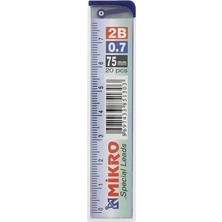 Mikro 2B Kalem Uçları 20 Parça 0.7 mm Uzunluğu 75 mm Kırtasiye Ürünleri