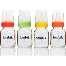 Tombik Meyve Serisi Cam Biberon 100 ML / Kırmızı