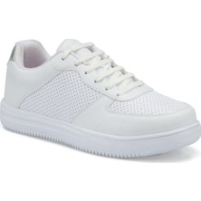 Kinetix Abella W Beyaz Kadın Sneaker Ayakkabı Nefes Alabilir Yapı ile Koşu ve Yürüyüş İçin İdeal