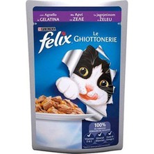 Felix Kuzu Etli Pouch Yaş Kedi Maması 85 gr x 5 Adet