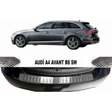 Audi A4 B8 SW Arka Tampon Eşiği Paslanmaz Çelik 2011-2015