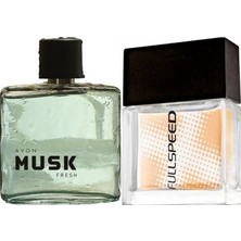 Avon Musk Fresh 75 Ml Erkek Edt+Avon Fullspeed 30 Ml Erkek Edt