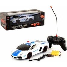 Duman Uzaktan Kumandalı 1:16 Spor Polis Arabası