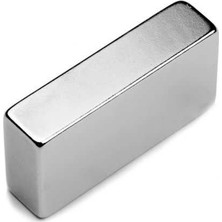 Süper Güçlü Neodyum Mıknatıs 40x20x10 mm - Proje, Ödev, Hobi (2 Adet)