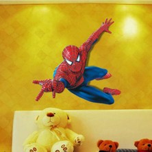 Cosy Home Gift Spıderman Örümcek Adam 3D Boyut Çocuk Ve Bebek Odasi Duvar Parti Süsleme Sticker Pvc