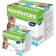 Viyo Reinforces Natural Defences Cat - Kitten Besin Takviyesi 7 x 30 ml 2 Kutu