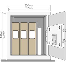 Yale Maksimum Güvenlik Sertifikalı - Ofis Tipi Motorlu Kasa - YSEM/400/EG1