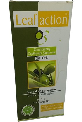Leaf Action Ozonlanmış Zeytinyağı Şampuan 400 ml