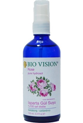 Bio Vision Isparta Gül Suyu %100 Saf Distile 100 ml