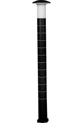 Zita Bahçe Aydınlatma Mantar Armatür 100 cm Siyah Uzun Ip54