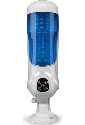 EasyLove Ileri Geri Giden Tırtıklı İç Dokulu Sesli Vantuzlu Otomatik Mastürbatör