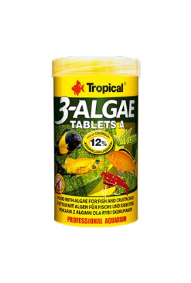 Tropical 3-Algae Tablets A 100Ad Açık