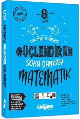 Ankara Yayıncılık 8. Sınıf Güçlendiren Soru Bankası Matematik Yayıncılık