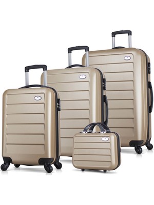 My Valice Ruby Abs 4'lü Travel Valiz Seti Gold