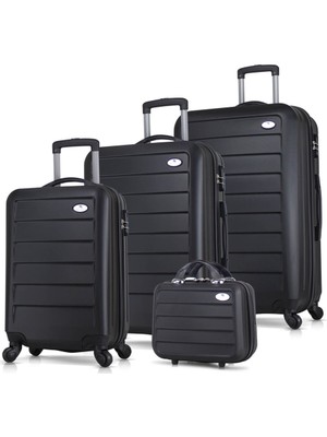My Valice Ruby Abs 4'Lü Travel Valiz Seti Siyah