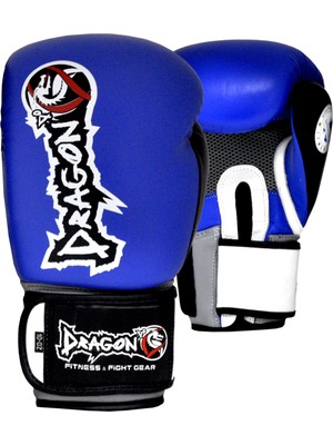 Dragon Ifma Onaylı Deri Muay Thai Boks Eldiveni Mavi