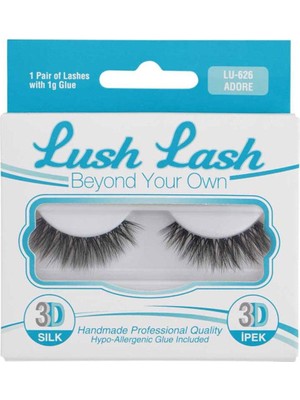 Lush Lash Ipek Kirpik 3D Adore  LU-626 8699067176265