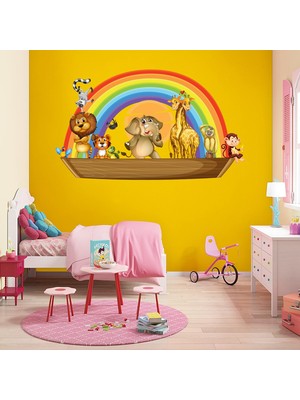 Kt Decoration Nuh'un Gemisi Çocuk Odası Duvar Sticker