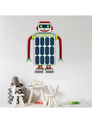 Kt Decoration Robotik Çarpım Tablosu Çocuk Odası Duvar Sticker
