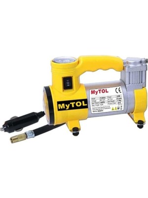 Mytol Araba Oto Araç Lastik Şişirme Pompası Metal Gövde FY001A