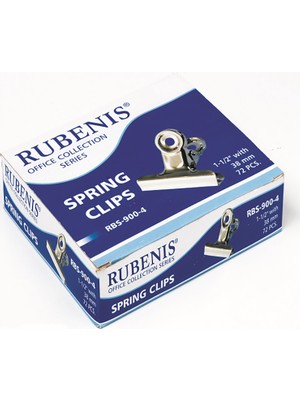 Rubenis RBS-900-4 38 mm Askılı Maşa Klipsi 72'li Paket