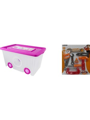 KidsToys Oyuncak Kutusu + Oyuncak Tamir Seti