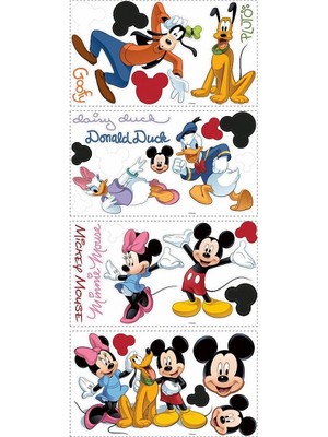 York Roommates RMK1507SCS Mickey Mouse ve Arkadaşları Duvar Sticker