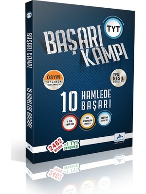Paraf Yayınları TYT 10 Hamlede Başarı Kampı Video Çözümlü Soru Bankası + Deneme Sınavı
