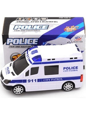 Mega Oyuncak Işıklı Sesli  Polis Arabası (Mercedes Benz Sprinter)