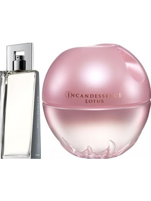 Avon Attraction 75 ml Erkek Edt+Avon Incandessence Lotus 50 ml Kadın Edp