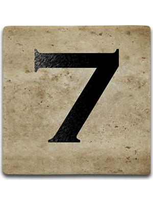 Oscar Stone Decor Harf Bardak Altlığı