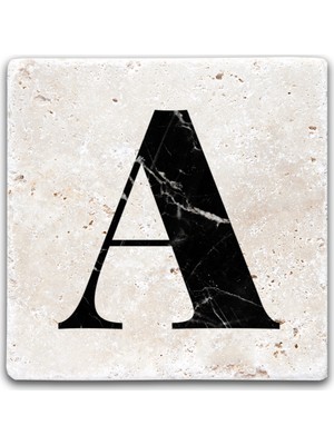 Oscar Stone Decor Harf Bardak Altlığı