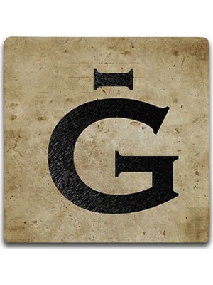 Oscar Stone Decor Harf Bardak Altlığı