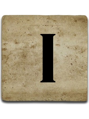 Oscar Stone Decor Harf Bardak Altlığı