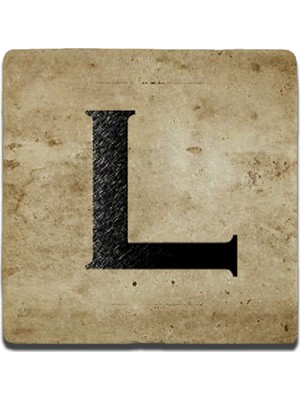 Oscar Stone Decor Harf Bardak Altlığı