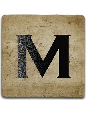 Oscar Stone Decor Harf Bardak Altlığı