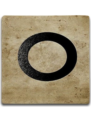 Oscar Stone Decor Harf Bardak Altlığı