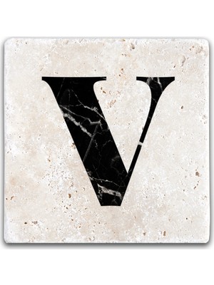 Oscar Stone Decor Harf Bardak Altlığı