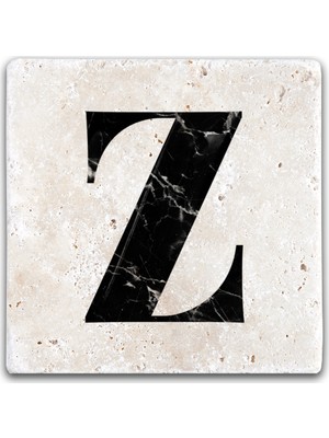 Oscar Stone Decor Harf Bardak Altlığı