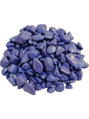 Ender Peyzaj Dekoratif Taş Terraryum Taşı Akvaryum Çakıl Taşı 2 kg Mor