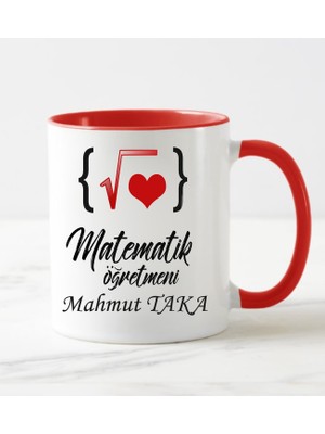 Nil Hediye Matematik Öğretmeni Temalı Kupa