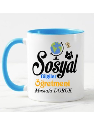 Nil Hediye Sosyal Bilgiler Öğretmeni Temalı Kupa
