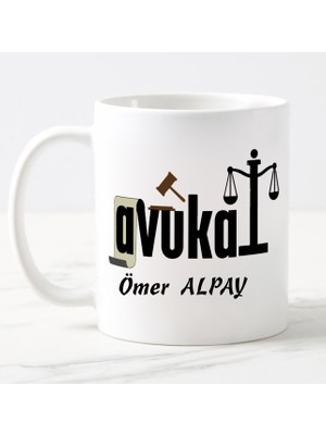 Nil Hediye Avukat Temalı Kupa