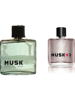 Avon Musk Fresh+Avon Musk Vulcain 2Li Erkek Set
