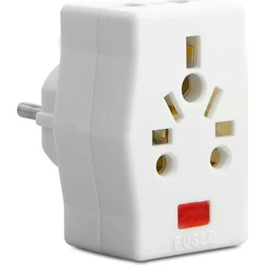 Slx-W796 Universal - Türk Çevirici + 2 Port Çoklayıcı Akım Kor. Priz