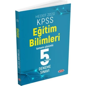 Data Yayınları 2020 KPSS Eğitim Bilimleri Tamamı Çözümlü 5 Deneme