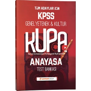 Uzman Kariyer Yayınları KPSS Kupa 2020 Konu Konu Test Bankası | Anayasa